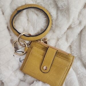 Stylish Mustard Keychain Wallet